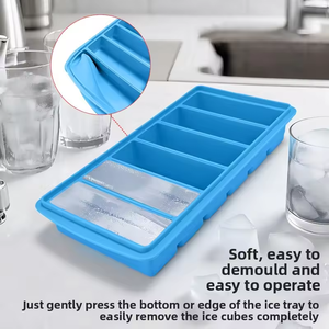 <span class=keywords><strong>Moule</strong></span> à glaçons en silicone de qualité alimentaire personnalisé, 4 ou 6 compartiments, réutilisable, pour usage commercial et domestique, pour whisky et <span class=keywords><strong>beurre</strong></span> - Product Image 4