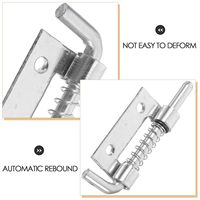 Loquet à ressort en acier inoxydable industriel, charnière robuste pour armoire, boîte électrique, équipement mécanique, quincaillerie
