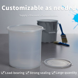 <span class=keywords><strong>Pochette</strong></span> autoportante en PE à fond épais et rond, recyclable, pour seau en fer - Product Image 6