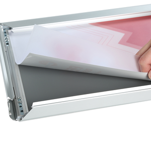 Nhà máy cung cấp ngoài trời 32 Mét nhôm có thể khóa <span class=keywords><strong>Snap</strong></span> khung A2 bảng quảng cáo thuận tiện allen key bao gồm - Product Image 5