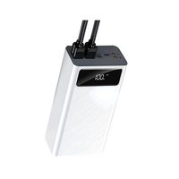 Batterie externe Li-Polymère grande capacité à succès : 50000mAh, 40000mAh, 30000mAh, quatre sorties USB, charge rapide, portable