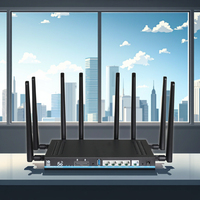 Enrutador WiFi 6 AX3000 Dual Band Z8102AX M2 T OpenWrt MU MIMO VPN Firewall 5G 4G LTE Ranura SIM Enrutador de alta velocidad