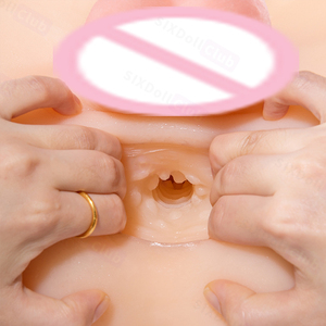 Hochwertiger weicher TPE-<span class=keywords><strong>Dildo</strong></span> Lebensechtes Halbkörper-Hüft-Masturbation modell Sexspielzeug für männliche und schwule Erwachsene - Product Image 6