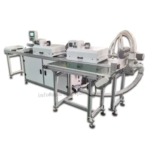 automatic silk screen printing machinery assembly line fabric logo silk printing machine cardboard screen press machine