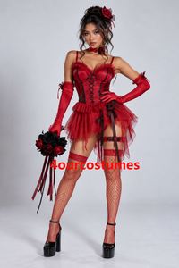 Disfraz de Caperucita Roja para Niños con Delantal, Bufanda y Camiseta - Product Image 5