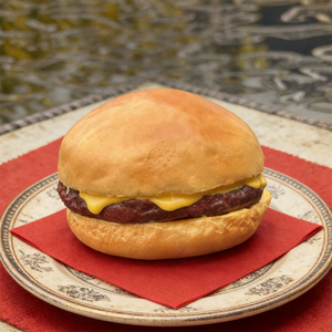 Modelo de Hamburguesa de Plástico Espumado Realista de 9 cm, Miniatura de Comida Artificial Ecológica para Exhibición en Restaurantes - Product Image 6