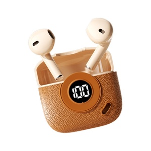 Đúng Không Dây Hiển Thị Kỹ Thuật Số <span class=keywords><strong>Bluetooth</strong></span> Earbuds Hi Fi Âm Thanh Tuổi thọ Pin Dài Sạc Trường Hợp Mini Tai Nghe Di Động - Product Image 5