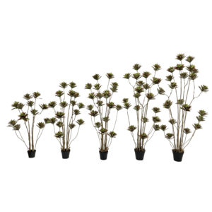 ต้นไม้พลาสติกสีเขียวสำหรับตกแต่งบ้านและโรงแรมกระถางแบบ Croton สำหรับตกแต่งสวน - Product Image 1