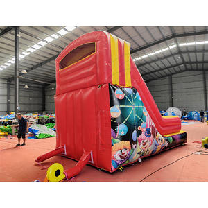 Tobogán Inflable de PVC para Niños, Diseño de Payaso, para Parques, Residencias, Interior/Exterior, Húmedo/Seco, para Piscina - Product Image 2