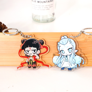 double face en acrylique transparent imprimé anime charmes <span class=keywords><strong>de</strong></span> <span class=keywords><strong>bande</strong></span> <span class=keywords><strong>dessinée</strong></span> porte-clés avec vos propres <span class=keywords><strong>photos</strong></span> - Product Image 5