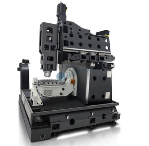 LUZHONG BMC650 Centre d'usinage à portique CNC <span class=keywords><strong>5</strong></span> axes de haute précision Système Heidenhain robuste axe B axe C BT50 220V BT40 - Product Image 2