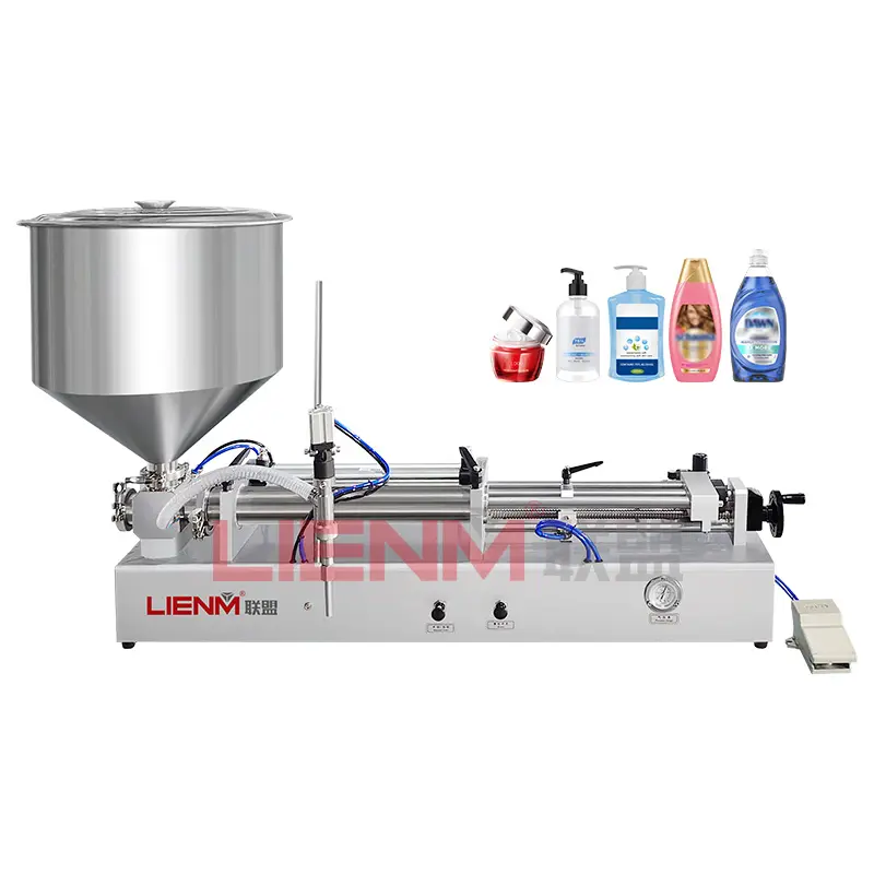Factory customized body lotion paste fill machine paste cream gel cosmetic liquid filling machine production line