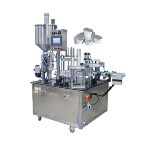 Machine de remplissage et d'emballage de scellant liquide pneumatique automatique pour jus de fruits, lait, sauce tomate, emballage de gobelets en plastique - Product Image 2