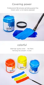 China Supplier High Quality OEM Customized Logo 1L Acrylic Color Paints For Wholesale