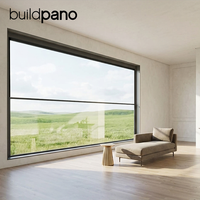 Ventanas Eléctricas Elevables de Aluminio con Paneles de Vidrio Grandes, Ventanas Corredizas Verticales Automáticas con Control Remoto Residenciales