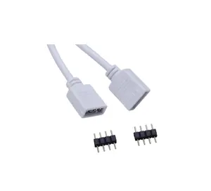 6pin macho/hembra Led conector de Cable conector electrónico 10CM Cable de alambre para Rgb 3528 tira de Led 5050 luz
