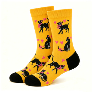 Calcetines Divertidos de Animales 2026: Lindos Corgi, Unicornio, Gato, Panda, Perro, Ganso. Calcetines de Algodón hasta la Pantorrilla, Unisex, para Adultos. Venta al por Mayor, Personalizados. - Product Image 6