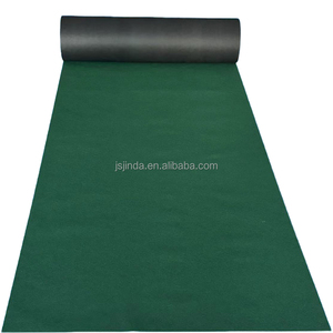 Tela no tejida fusible impermeable de poliéster 100% verde de 350g/500g para huertos, tela anti-ervas, tela para supresión de maleza - Product Image 1