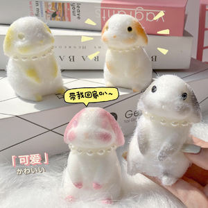 ของเล่นบีบกระต่าย TPR ทำมือ เนื้อนุ่มพิเศษ ของเล่นบีบคลายเครียดสำหรับผู้ใหญ่และเด็ก - Product Image 5