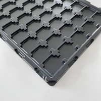 Usine d'emballage de barquettes en plastique sur mesure, barquettes d'emballage sous vide, barquettes en plastique jetables, barquettes antistatiques ESD