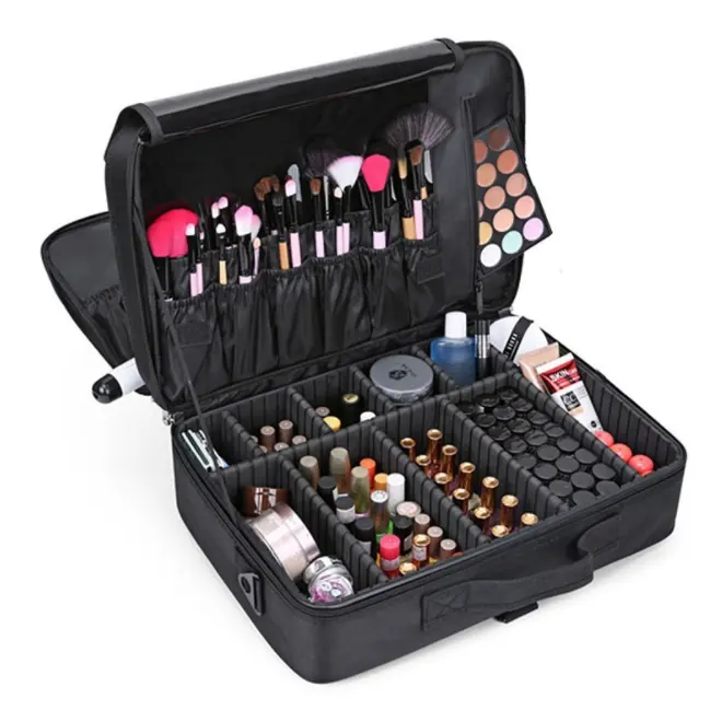 A Variety Of Styles Professional Portable Travel Toiletry Beauty Storage Zipper Make Up Case Bag Makeup Cosmetic Bags & Cases