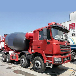 รถผสมคอนกรีต SHACMAN สีแดง 8x4 ถังบรรจุปูนซีเมนต์ 12 ลูกบาศก์เมตร รถบรรทุกสำหรับงานก่อสร้างหนัก - Product Image 4