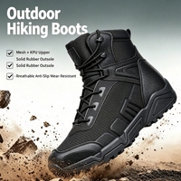 Bottes légères, respirantes et résistantes à l'usure, personnalisables avec logo OEM/ODM, vente en gros, pour entraînement sur le terrain et patrouille.