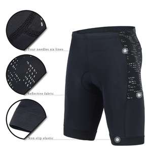 Men's Padded High Waist <b>Cycling</b> Shorts Breathable Anti-Slip Leg Straps Road Mountain Bike Shorts OEM ODM Factory Direct Custom L - Product Image 2