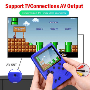 Console de Jeu Portable Rétro Macaron Neutre, Appareil de Jeu Nostalgique pour Enfants, <span class=keywords><strong>Mini</strong></span> Console Double Joueur 400-en-1 RPG Jeu de Rôle 8 Chiffres - Product Image 3