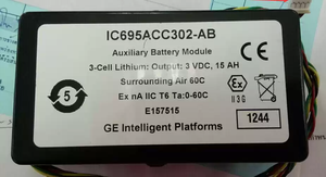 Módulo de Batería Auxiliar IC695ACC302 AB, 3 Celdas de Litio, 3VDC, 15AH, Unidad de Respaldo de Energía RAM Industrial para Sistemas de Control RX3i RX7i - Product Image 4