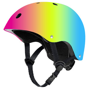 Casco ajustable con gradiente de color para niños, casco unisex para bicicleta y monopatín con 8-10 ventilaciones, uso en las cuatro estaciones - Product Image 4