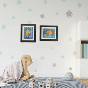 Cadre d'affichage pour œuvres d'art d'enfants en bois noir à ouverture frontale, format A4, support <span class=keywords><strong>de</strong></span> <span class=keywords><strong>dessin</strong></span> interchangeable pour enfants - Product Image 4