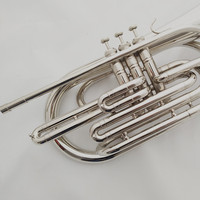 BB Brass Alto Trombone Nickel Silver Alloy Band Instrument Descending B-KEY Marching Bass Horn Plastic Brass Made for Musicians