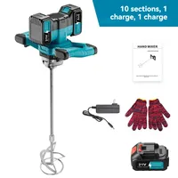 Mélangeur de mortier électrique rechargeable de qualité industrielle pour poudre de mastic