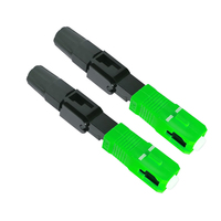Conector de Fibra Óptica Monomodo 9/125 SC/APC/UPC, Diseño de Ensamblaje en Frío, FAC, FTTx, FTTH, Herramientas para Redes de Telecomunicaciones