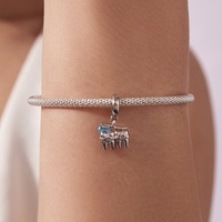 En gros, Breloques, Pendentifs et Bijoux fins uniques et mignons en Argent sterling 925, motif dent, avec émail et opale, pour porte-clés et colliers