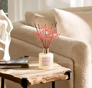 Diffuseur de roseaux à la fleur de cerisier écologique longue durée, parfum naturel pour salon, chambre, salle de bain, parfum floral délicat - Product Image 3