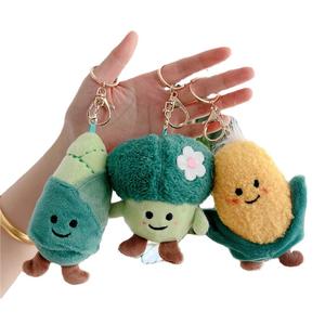 Creativo y Adorable Peluche de Vegetales para Hermanos, Relleno de Algodón PP, Brócoli, Repollo, Maíz, Brotes de Bambú, Verde - Product Image 5