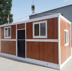 Nhanh chóng cài đặt tạm thời xây dựng thân thiện với môi trường x Loại 20ft cường độ cao vật liệu thép phẳng gói có thể gập lại nhà CONTAINER - Product Image 4