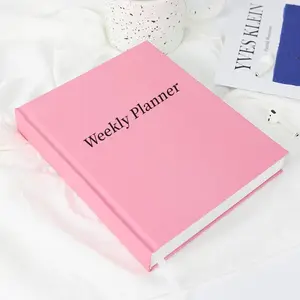 2025 2024 Bestseller Personal isierte Benutzer definierte A4 A5 B5 B6 Fancy Pink Hardcover Planer