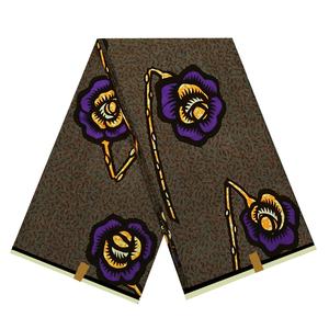 Tissu 아프리카 진정한 네덜란드 네덜란드 직물 V1426 아프리카 면화 왁스 인쇄 앙카라 리얼 왁스 면화 - Product Image 1