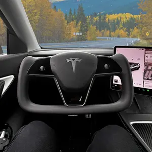 New Style Model 3/Y Yoke Steering Wheel For Tesla Steering Wheel With Heated Function 2020 2021 2022 2023