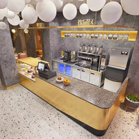 HENGZHI Machine professionnelle entièrement automatique en acier inoxydable pour bubble tea, ensemble complet, station de travail de bar à eau personnalisée