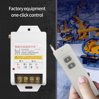 Émetteur de télécommande RF haute puissance 3000m de portée 433 MHz ABS étanche sans fil pour porte avec 1/2/4/6/8/12 canaux et code d'apprentissage