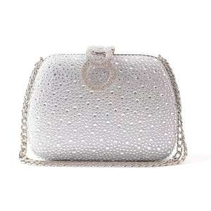 Bolsos de Mano de PU con Cristales para Mujer, Elegantes para Bodas y Fiestas, con Cierre de Broche y Correa para el Hombro - Product Image 3