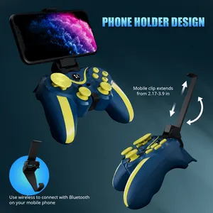 Wireless Gamepad Mobile Game Controller Sechsachsiges Android-Smartphone Android Tablet PC Android TV Switch Set Joystick