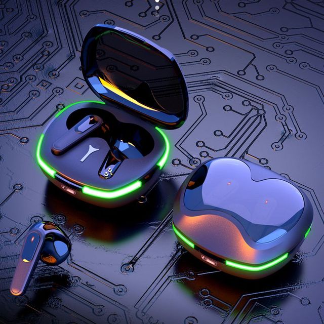 New Arrival Factory Price IPX4 Waterproof Sports Wireless Headphones BT5.1 LED Display Low Latency Game In-Ear Earbud