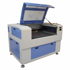 เครื่องตัดเลเซอร์ CNC สำหรับหนังแผ่นเพลทเพล็กซิกลาส100W 150W Co2 3D 6090 - Product Image 1