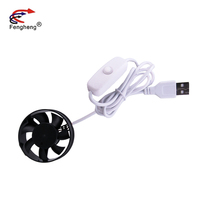 Moteur de ventilateur de haute qualité 5010 50x50x10mm 5V 12V 24V 3500 tr/min DC ventilateur à flux axial industriel silencieux 50mm moteur de ventilateur de réfrigérateur