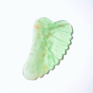 Amazon Offre Spéciale 100% pierre de fluorite verte <span class=keywords><strong>gua</strong></span> <span class=keywords><strong>sha</strong></span> rouleau de jade pour le visage et le <span class=keywords><strong>cou</strong></span> - Product Image 2